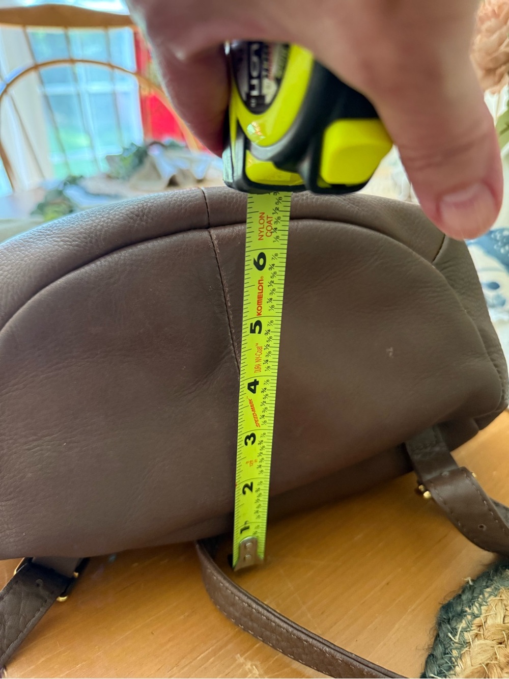 HOBO Tan Pebbled Leather Backpack - Picture 7 of 9